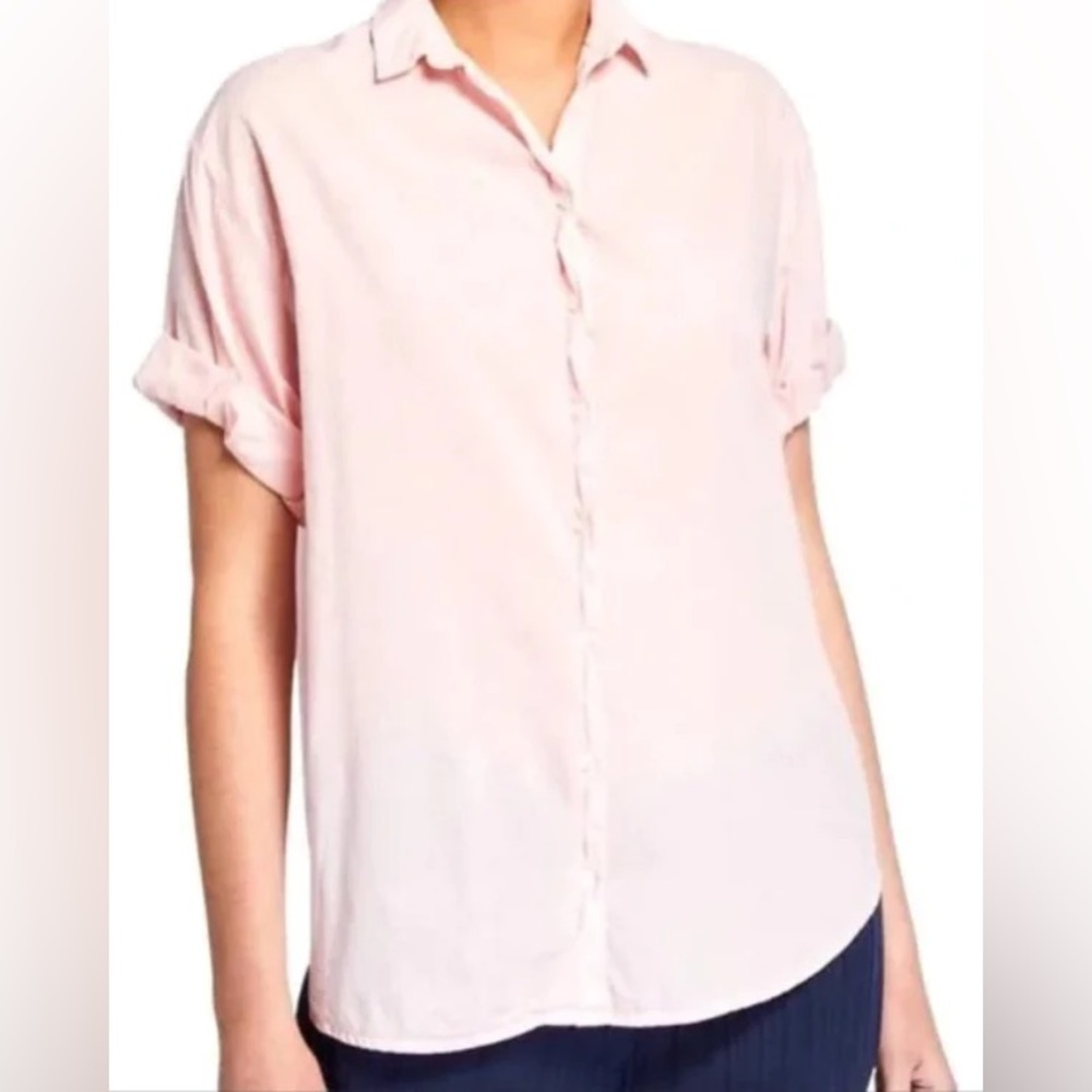 Xirena Channing shirt button down, pale pink, sz XS